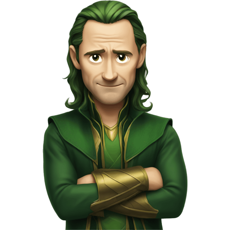 Embarrassed Loki emoji