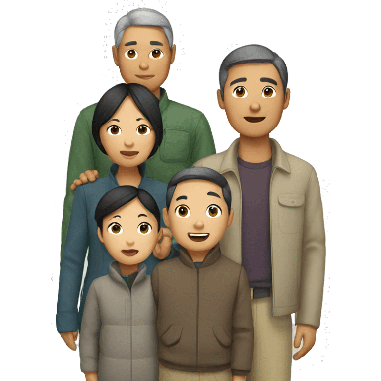 Asian family  emoji