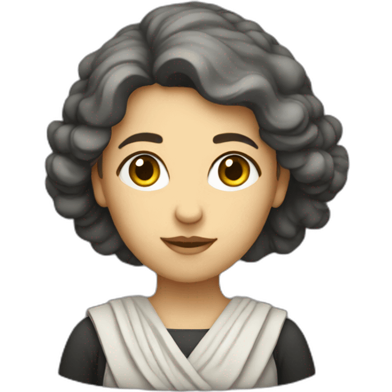 Greek female astronomer emoji