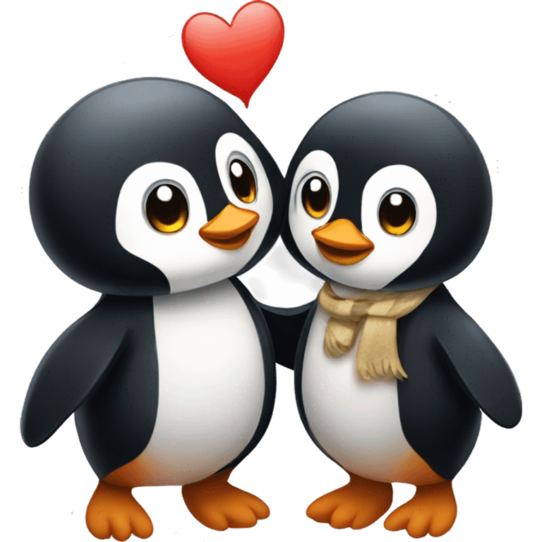 penguin romance emoji