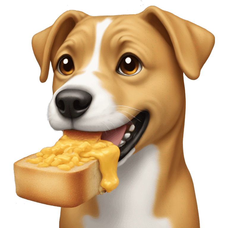 dog eating emoji