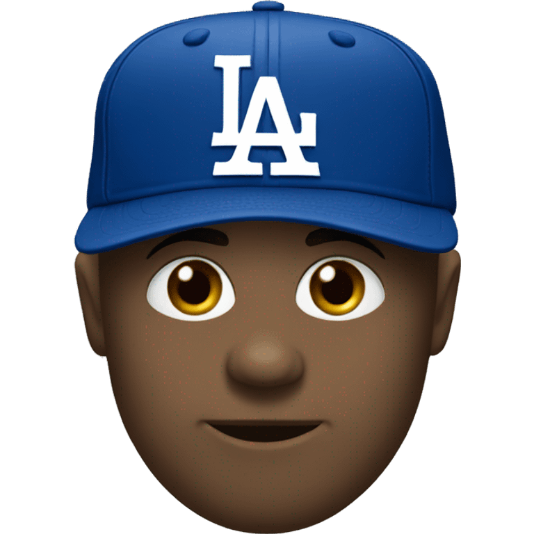 LA dodger cap emoji