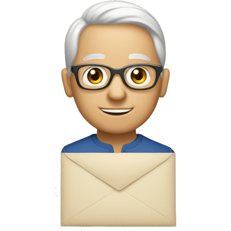 genealogist with envelope emoji