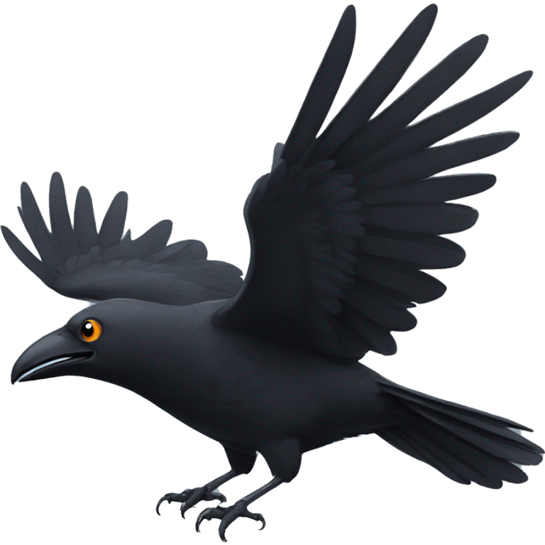 Flying Crow android emoji