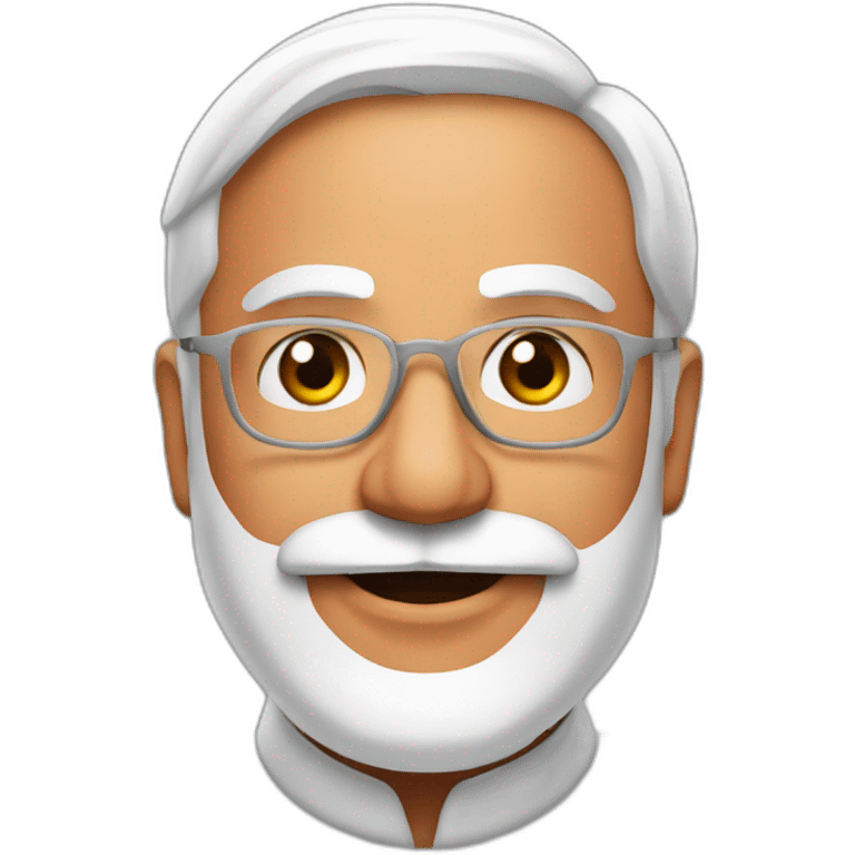 Narendra Modi with follow icon  emoji