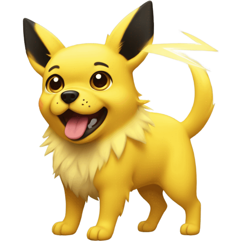 pikachu dog emoji