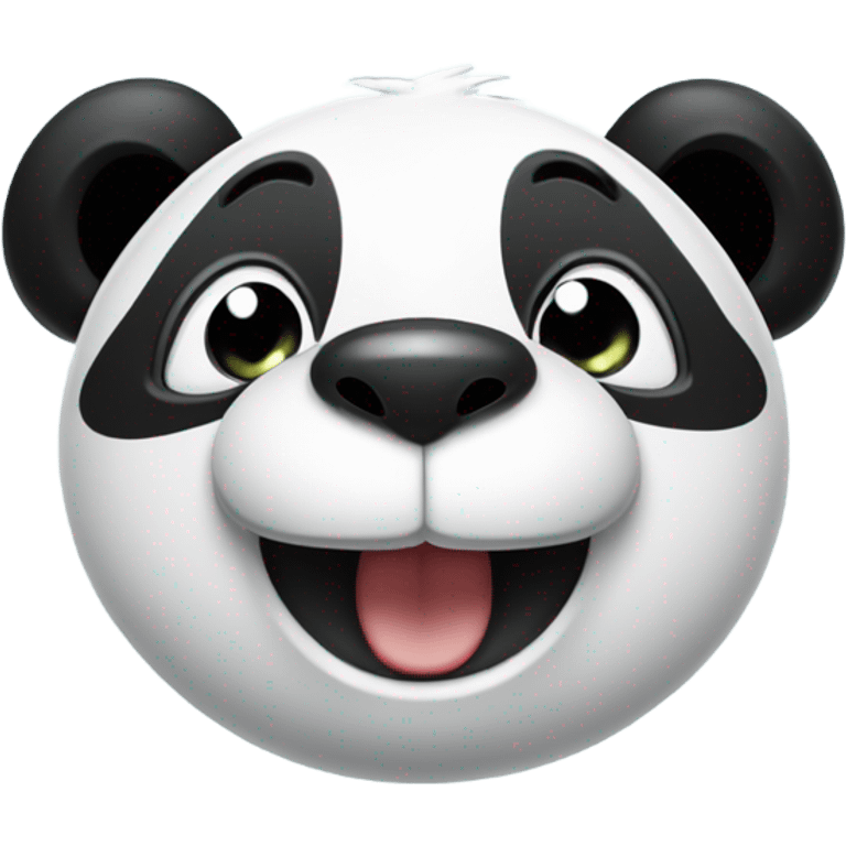 laughing panda emoji