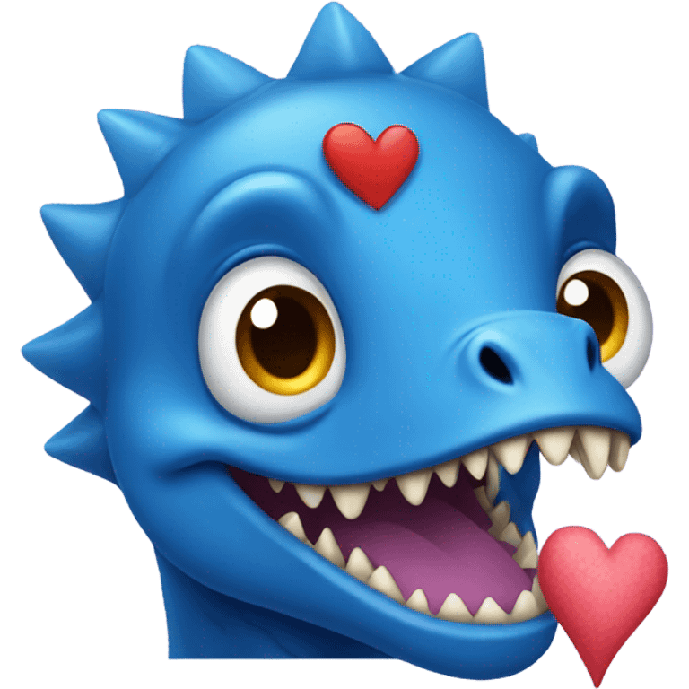 blue valentines dinosaur  emoji