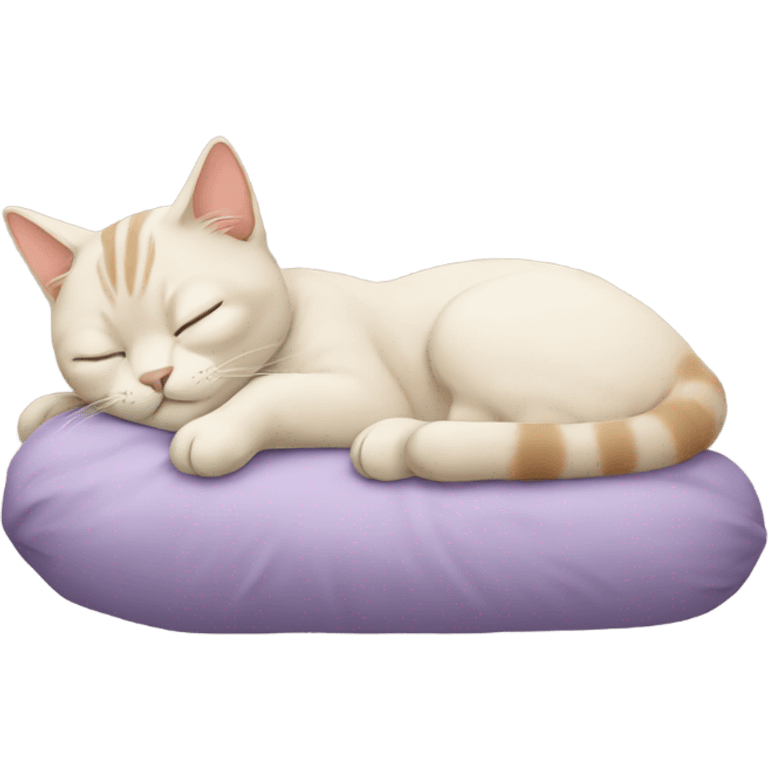 Cat sleeping  emoji