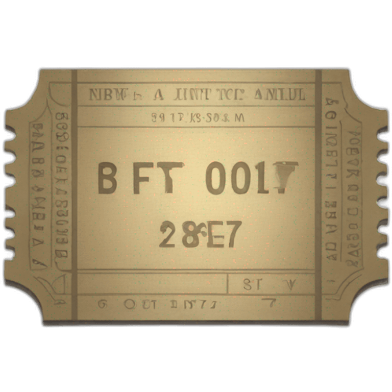 Museum ticket emoji