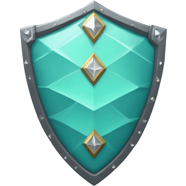 kiteshield with diamonds emoji