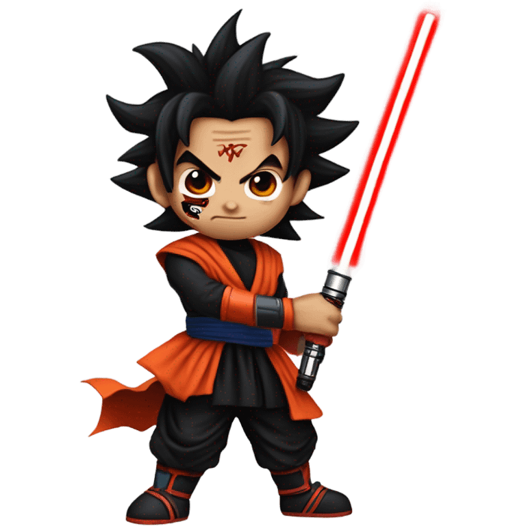 Goku as darth maul emoji