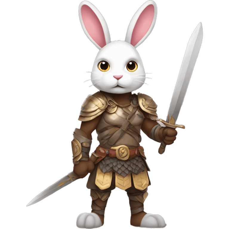 Bunny warrior emoji