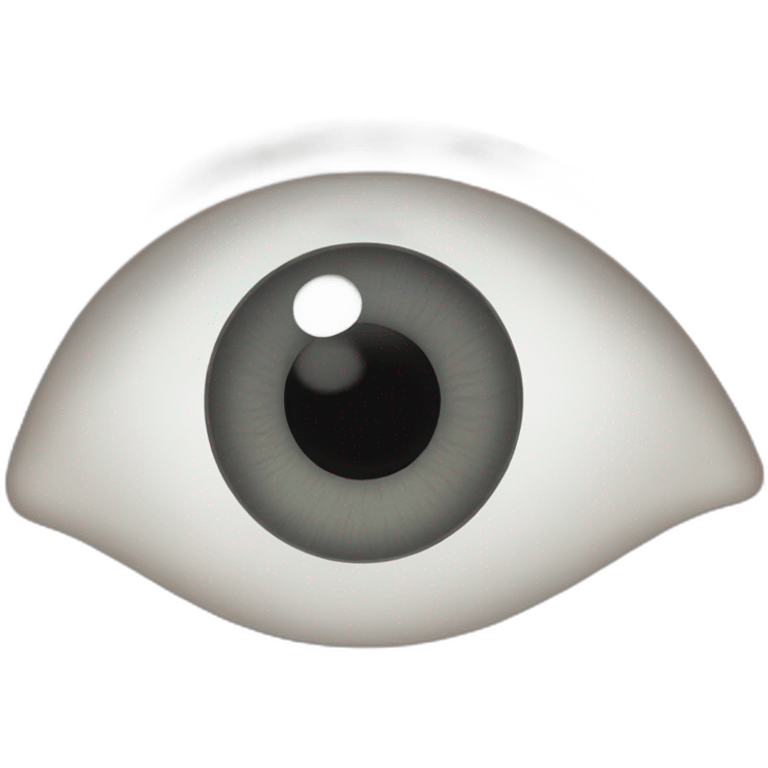 Grey eye sclera emoji