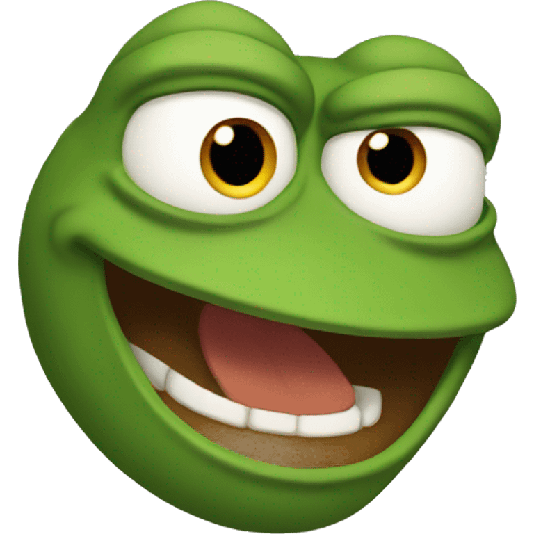 Pepe laugh emoji