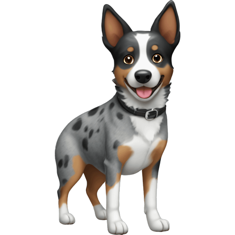 full body blue heeler emoji