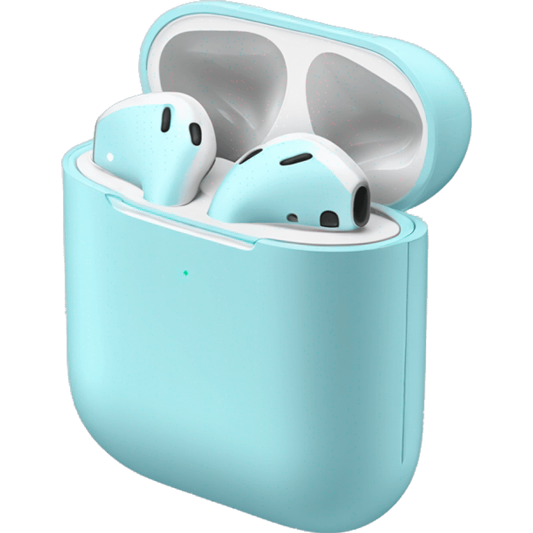 airpods headphones pastel blue emoji