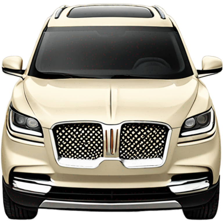 Cream colored Lincoln aviator  emoji