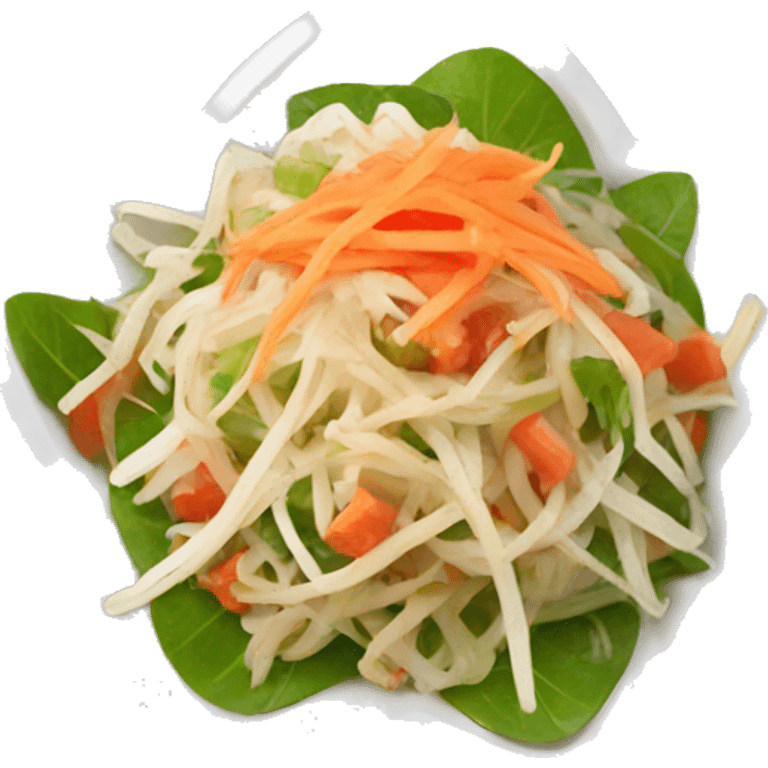 Papaya salad  emoji