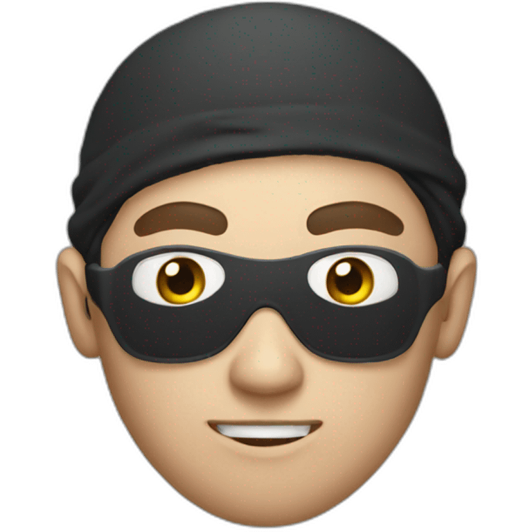 thief with iPhone emoji