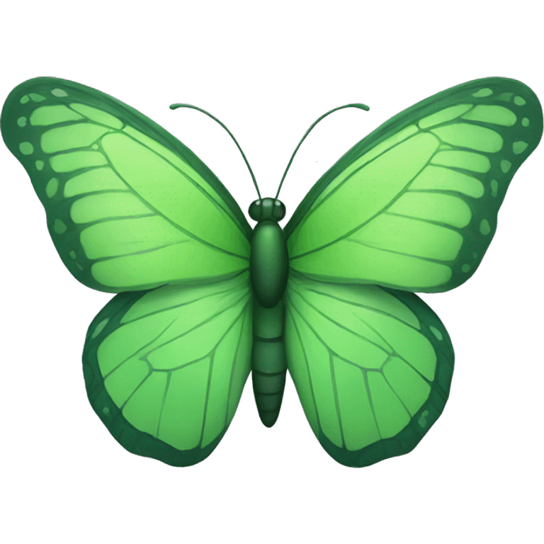 green butterfly emoji