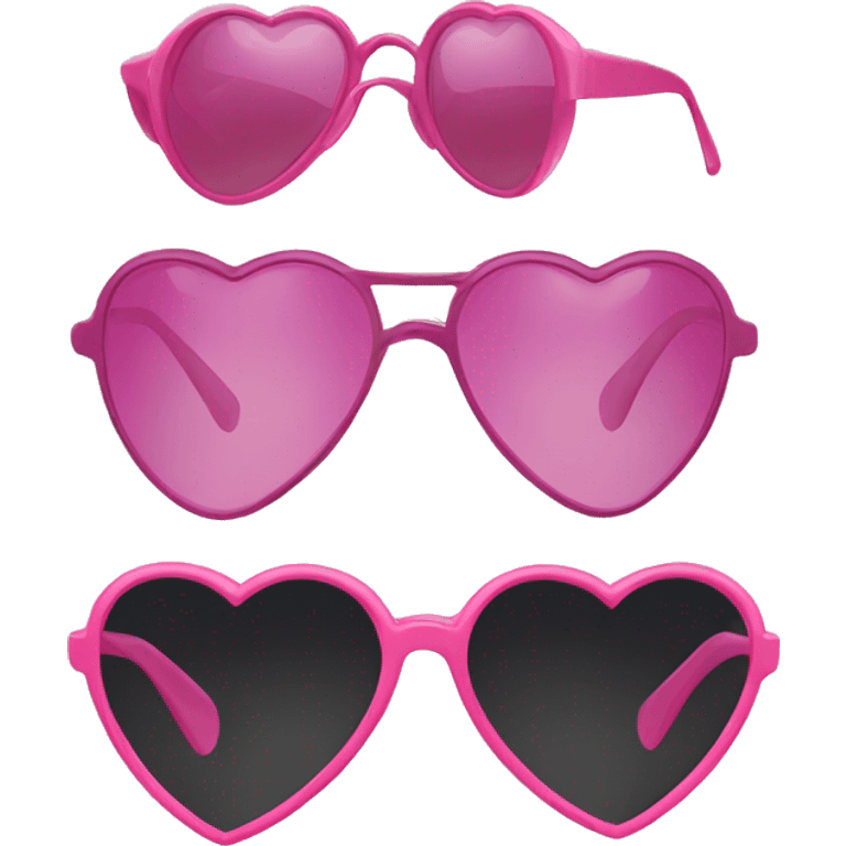 heart shaped sunglasses  emoji