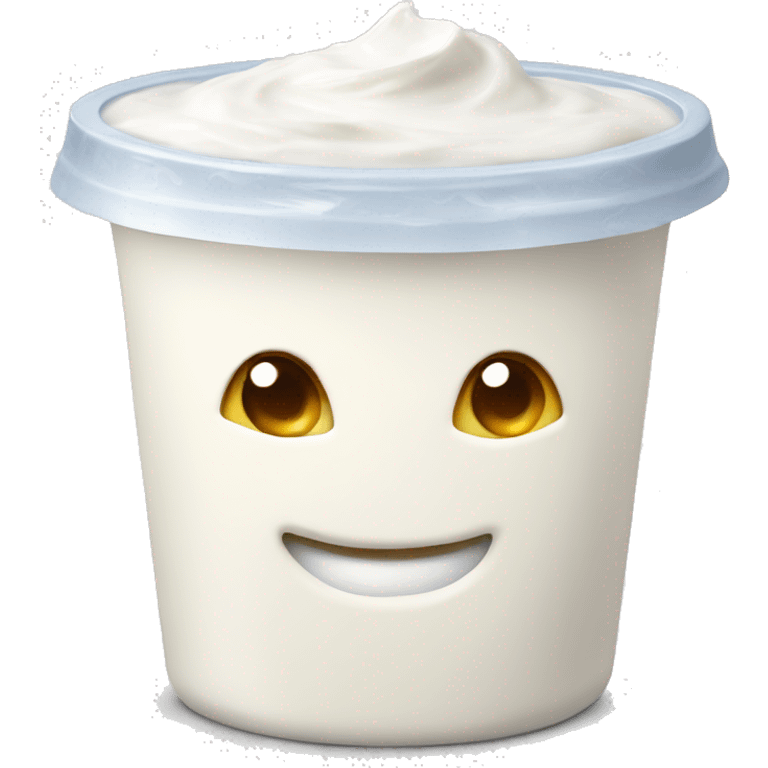 vanilla greek yogurt emoji