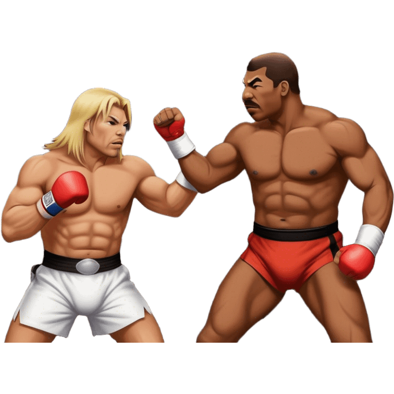 Can I get one of Vince Neal fighting Mike Tyson in front of a active volcano  emoji