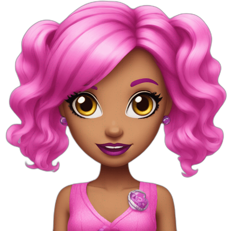 Pink monster high emoji