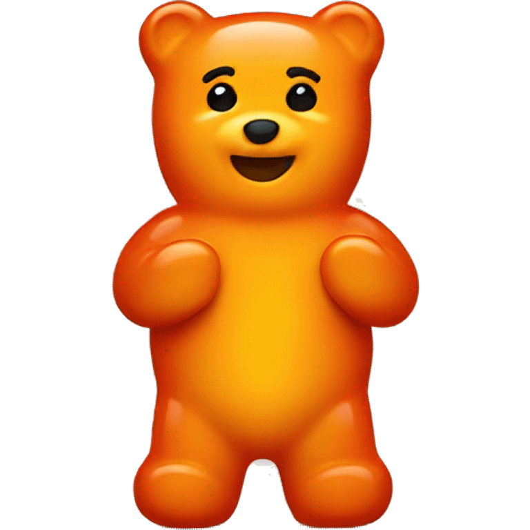 Orange Gummy Bear emoji