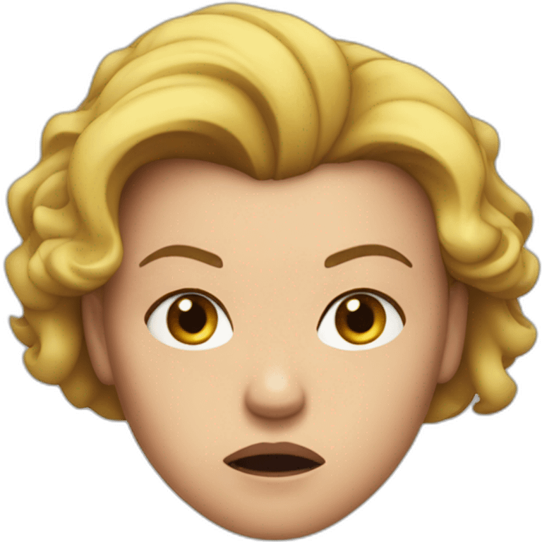 Angry scarlet johansen emoji