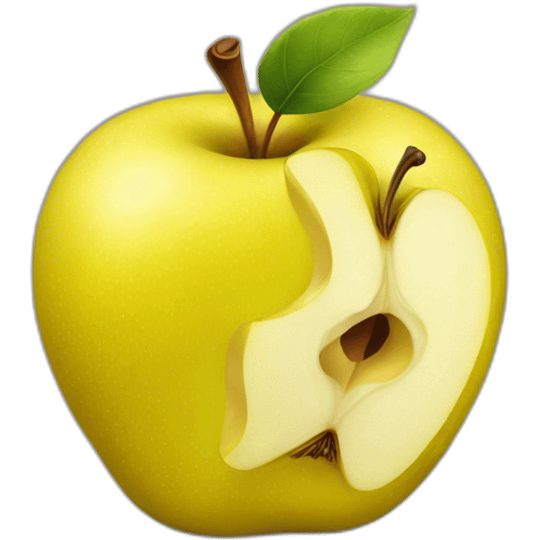 yellow apple emoji