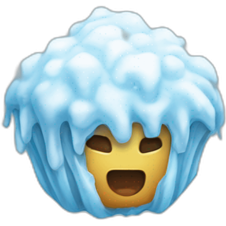 Bombastic side ice emoji