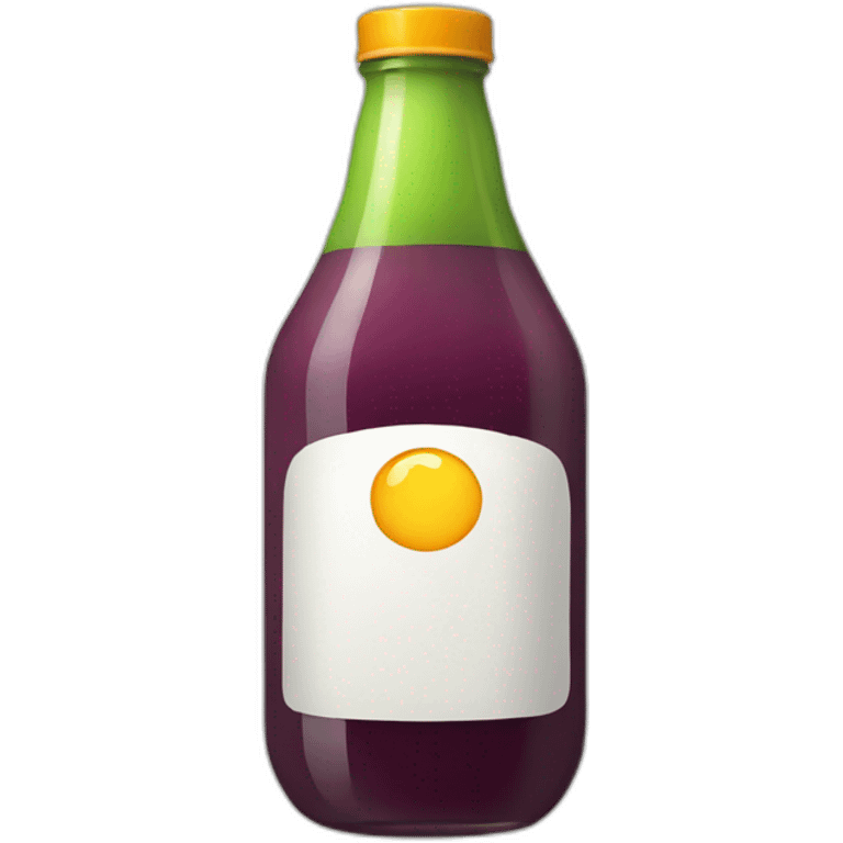 A bottle of juice emoji