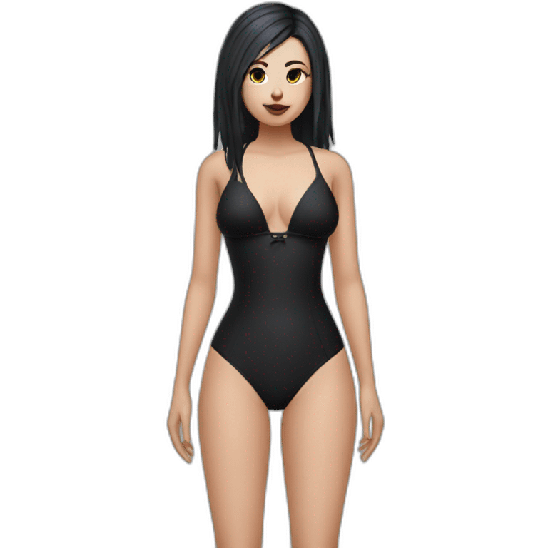 Goth full body pawg swim suit emoji