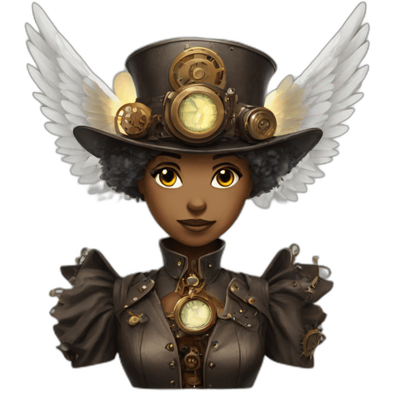 steampunk angel emoji