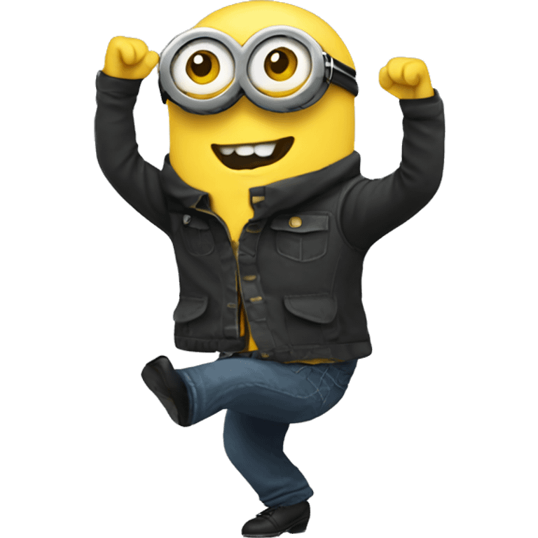 Dancing minion emoji