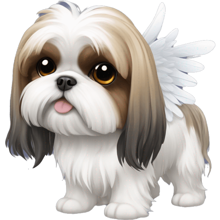 shih tzu with wings emoji