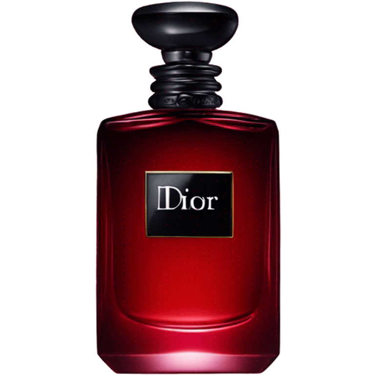 Dark red Dior parfum  emoji