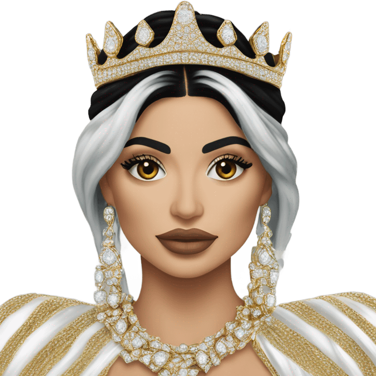 Kylie jenner royal princess jewellery emoji