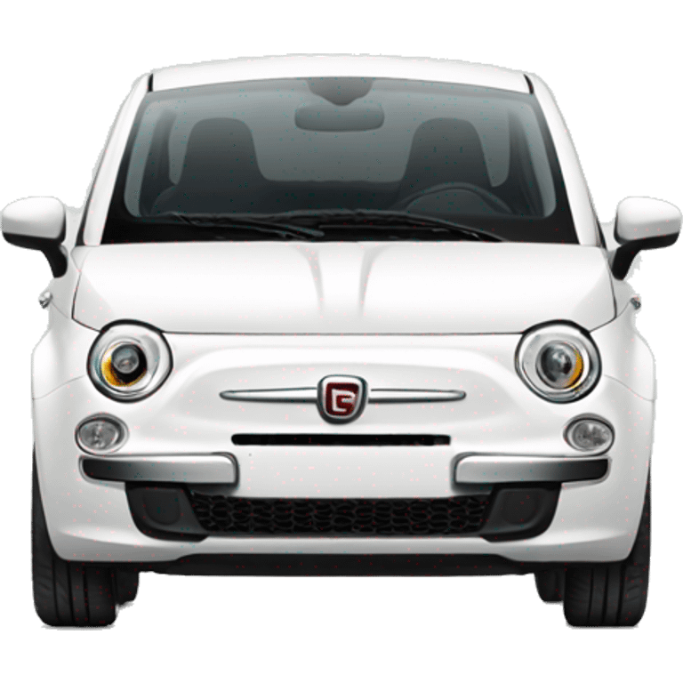 White fiat 500 emoji