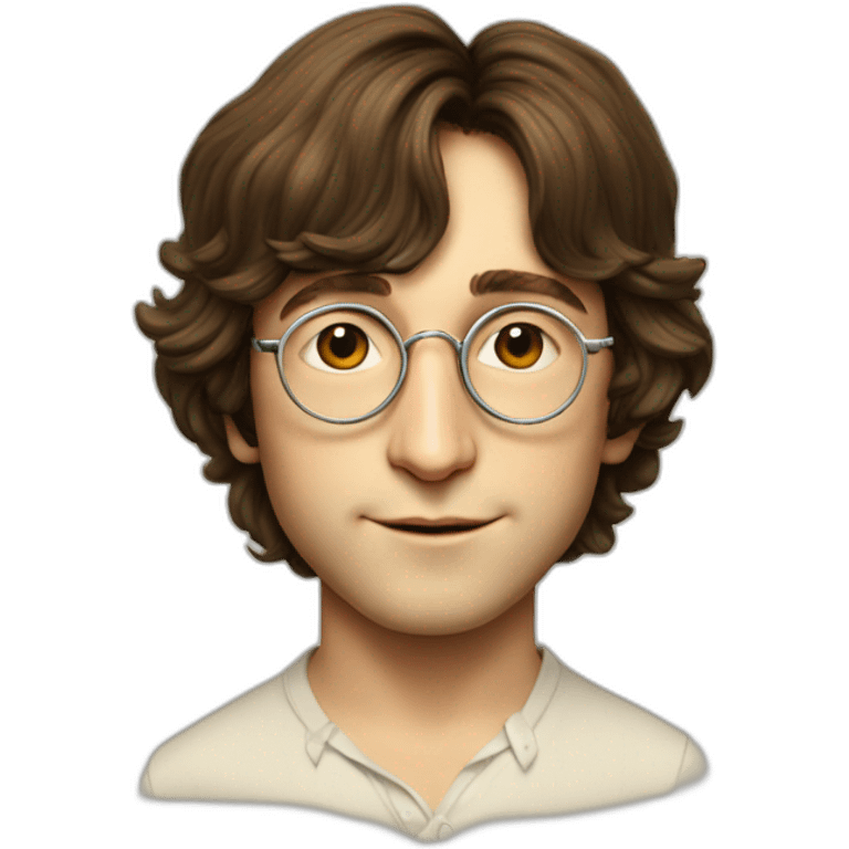 Young John Lennon emoji