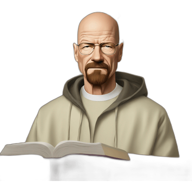 Walter White Is a pastor in a church emoji