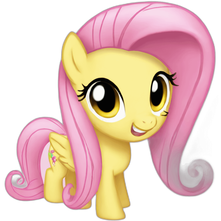 pony fluttershy emoji