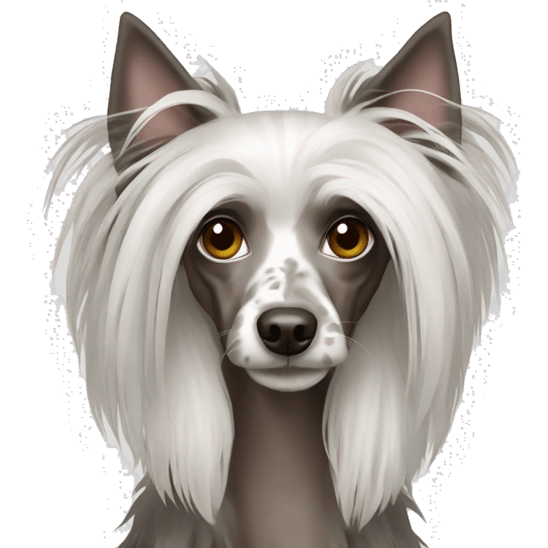 chinese crested dog emoji