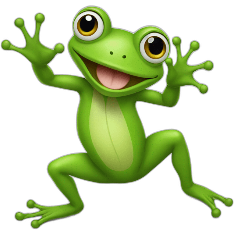 frog dancing emoji