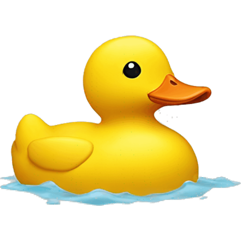 rubber yellow duck emoji