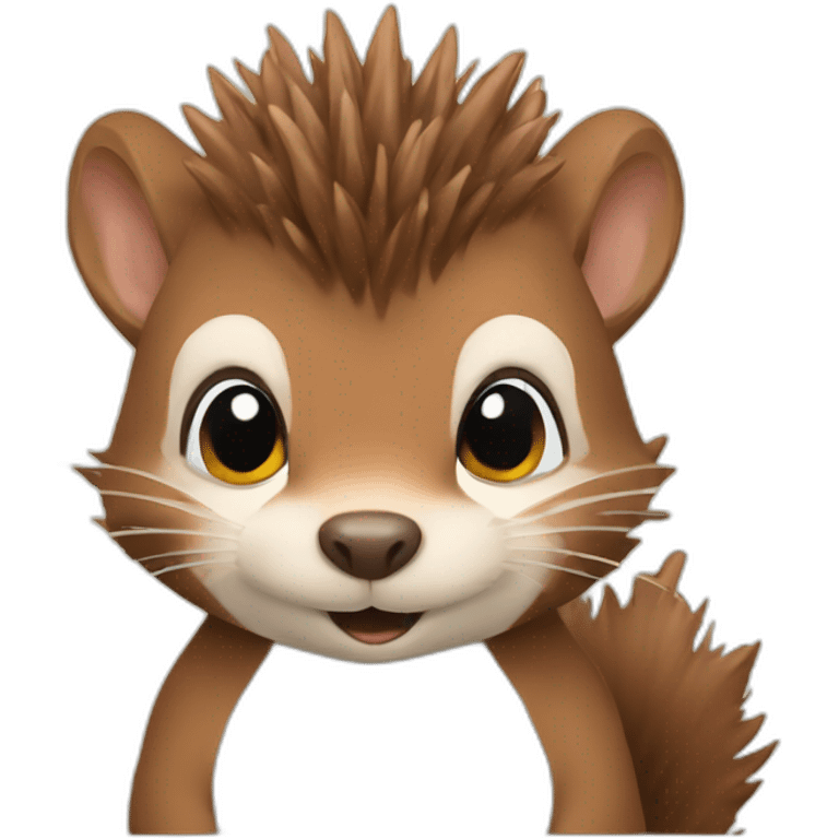 Squirrel hedgehog emoji