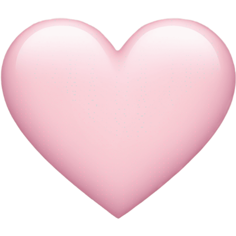 Pastel Pink heart  emoji