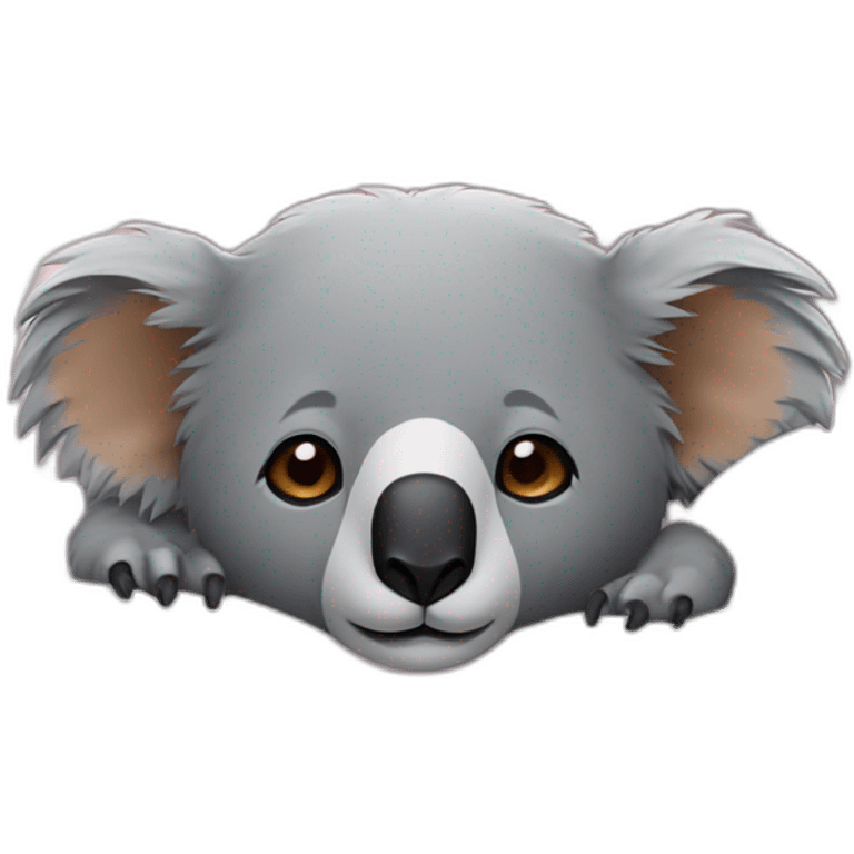 Un koala qui dort emoji